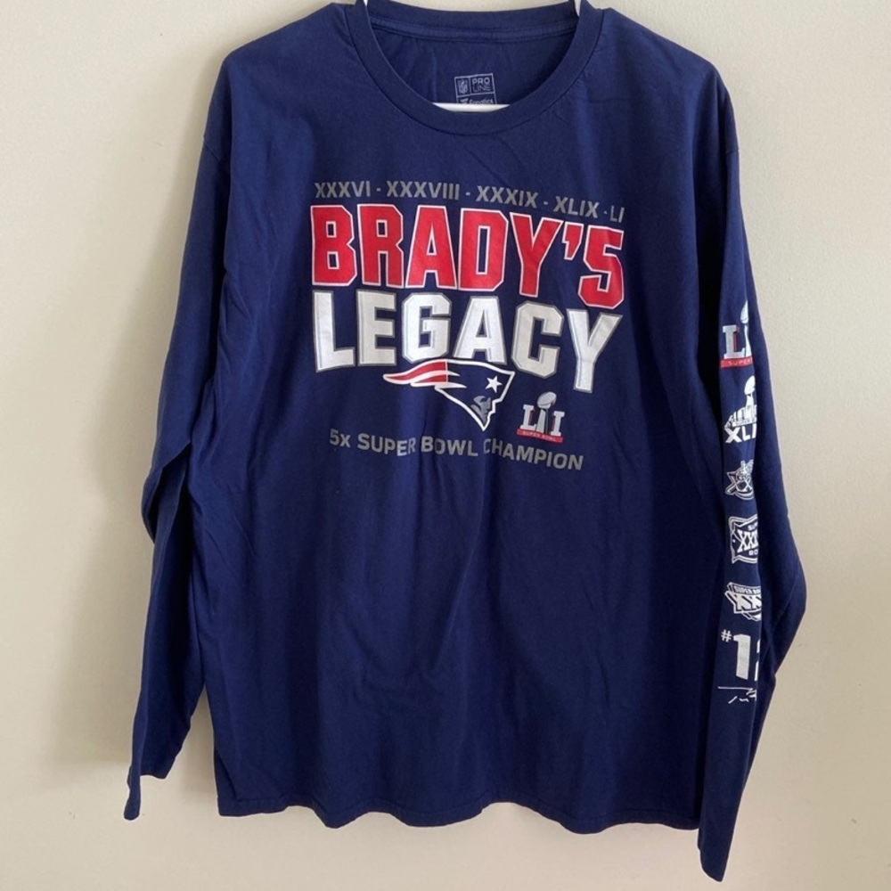 Tom Brady Patriots Long Sleeve